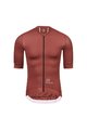 MONTON Cycling short sleeve jersey and shorts - TRAVELER MAX - black/bordeaux