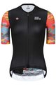 MONTON Cycling short sleeve jersey - SKULL RAINBOW LADY - multicolour/black