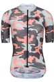 MONTON Cycling short sleeve jersey - PRO CAMOUSHIELD LADY - pink/green/grey