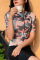 MONTON Cycling short sleeve jersey - PRO CAMOUSHIELD LADY - pink/green/grey