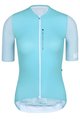 MONTON Cycling short sleeve jersey - CHECHEN LADY - light blue