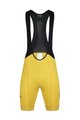 MONTON Cycling bib shorts - SKULL - yellow