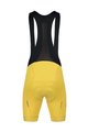 MONTON Cycling bib shorts - SKULL - yellow