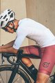 MONTON Cycling bib shorts - SKULL - red