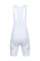 MONTON Cycling bib shorts - SKULL - white