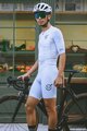 MONTON Cycling bib shorts - SKULL - white