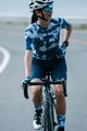 MONTON Cycling bib shorts - SKULL LADY - blue
