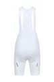 MONTON Cycling bib shorts - SKULL LADY - white