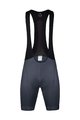 MONTON Cycling bib shorts - SKULL - grey