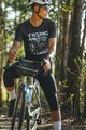MONTON Cycling short sleeve t-shirt - CAMPING - black