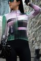 MONTON Cycling winter long sleeve jersey - URBAN THERMAL LADY - black/purple/light green