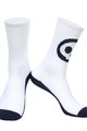 MONTON Cyclingclassic socks - SKULL LADY - white/blue