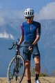 MONTON Cycling short sleeve jersey - TRAVELER EVO - blue/purple/black
