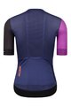 MONTON Cycling short sleeve jersey - TRAVELER EVO LADY - black/blue/purple