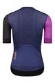 MONTON Cycling short sleeve jersey - TRAVELER EVO LADY - black/blue/purple