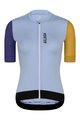 MONTON Cycling short sleeve jersey - TRAVELER EVO LADY - blue/purple/yellow