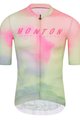 MONTON Cycling short sleeve jersey - MORNINGGLOW - light green/purple/pink