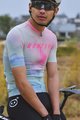 MONTON Cycling short sleeve jersey - MORNINGGLOW - light green/purple/pink