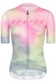MONTON Cycling short sleeve jersey - MORNINGGLOW LADY - light green/pink/purple