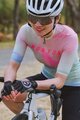 MONTON Cycling short sleeve jersey - MORNINGGLOW LADY - light green/pink/purple