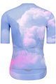 MONTON Cycling short sleeve jersey - EVENINGGLOW LADY - purple/light green/pink