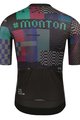 MONTON Cycling short sleeve jersey - VAPORWAVE - green/black/blue/bordeaux/purple