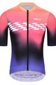 MONTON Cycling short sleeve jersey - CARDIN - pink/black/purple