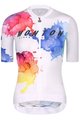 MONTON Cycling short sleeve jersey - INKINWATER LADY - blue/white/yellow/red
