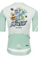 MONTON Cycling short sleeve jersey - FUNNYBUGS - light blue/white