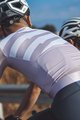 MONTON Cycling short sleeve jersey - SKULL III - pink/white