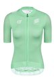 MONTON Cycling short sleeve jersey - SKULL III LADY - green/white