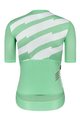MONTON Cycling short sleeve jersey - SKULL III LADY - green/white
