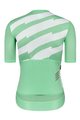 MONTON Cycling short sleeve jersey - SKULL III LADY - green/white