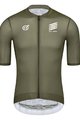 MONTON Cycling short sleeve jersey - SKULL ZEUS - green