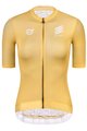 MONTON Cycling short sleeve jersey - SKULL ZEUS LADY - white/gold