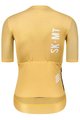 MONTON Cycling short sleeve jersey - SKULL ZEUS LADY - white/gold