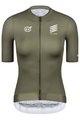 MONTON Cycling short sleeve jersey - SKULL ZEUS LADY - green/white