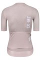 MONTON Cycling short sleeve jersey - SKULL ZEUS LADY - pink/white