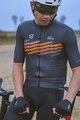 MONTON Cycling short sleeve jersey - SKULL THUNDER - grey/orange