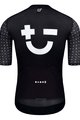 MONTON Cycling short sleeve jersey - SKULL SYMBOLS - black/white