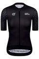 MONTON Cycling short sleeve jersey - SKULL SYMBOLS LADY - white/black