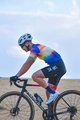 MONTON Cycling short sleeve jersey - SKULL NORTHERNLIGHTS - blue/yellow