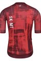 MONTON Cycling short sleeve jersey - SKULL SMEARSPACE - red