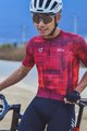 MONTON Cycling short sleeve jersey - SKULL SMEARSPACE - red