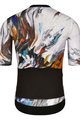 MONTON Cycling short sleeve jersey - SKULL PALETTE - orange/black/blue/grey/white