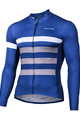 MONTON Cycling summer long sleeve jersey - SAIL SUMMER - blue