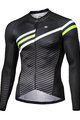 MONTON Cycling summer long sleeve jersey - FLYBY SUMMER - black
