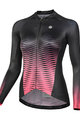MONTON Cycling summer long sleeve jersey - SPIRIT LADY SUMMER - black/red