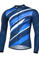 MONTON Cycling summer long sleeve jersey - FERNWAR SUMMER - black/blue
