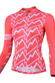 MONTON Cycling summer long sleeve jersey - SONIC LADY SUMMER - orange